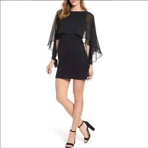 Bailey44 Chiffon Overlay Sleeve Dress - worn once